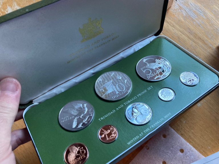 Read more about the article Trinidad and Tobago 1975 coins Proof Set   silver coins