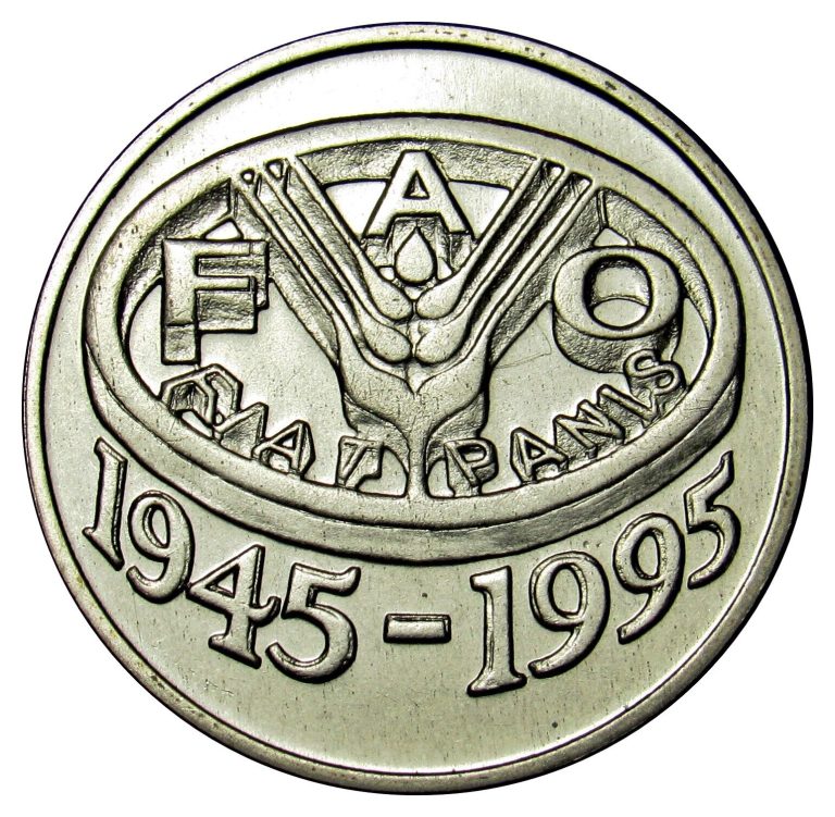 Read more about the article Romania 10 lei 1995 Coin KM#117.2 FAO with N from mint bag UNC