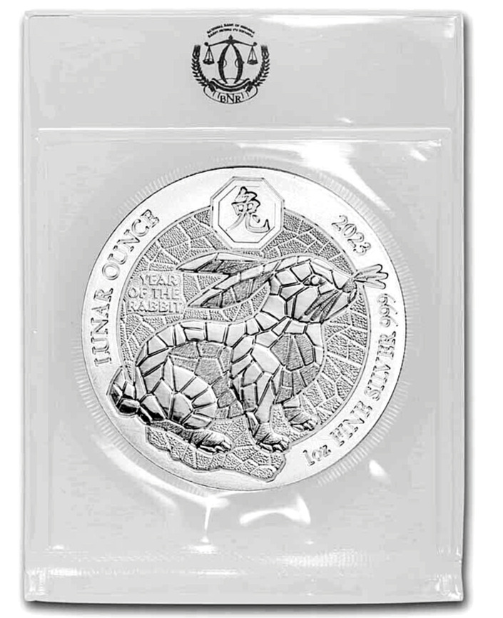 Read more about the article NEW 2023 Rwanda Lunar Year of the Rabbit Silver Coin Mint Sealed