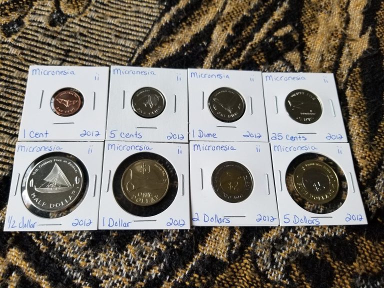 Read more about the article Micronesia 2012 8-Coin Exonumia Fantasy Set – ii