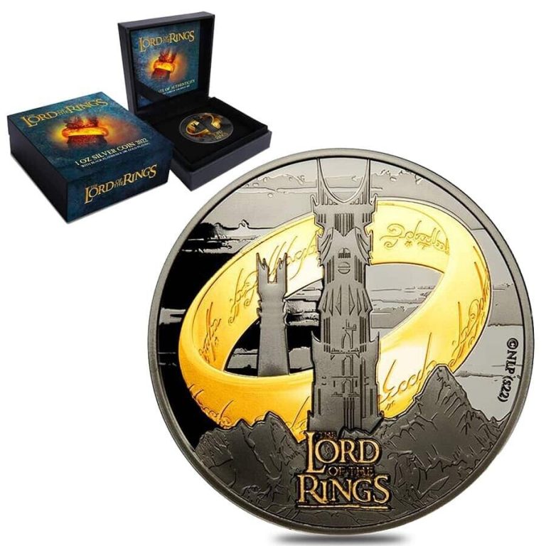 Read more about the article 2022 Samoa 1 oz Silver The Lord of The Rings Coin .999 Fine (w/Box and COA)