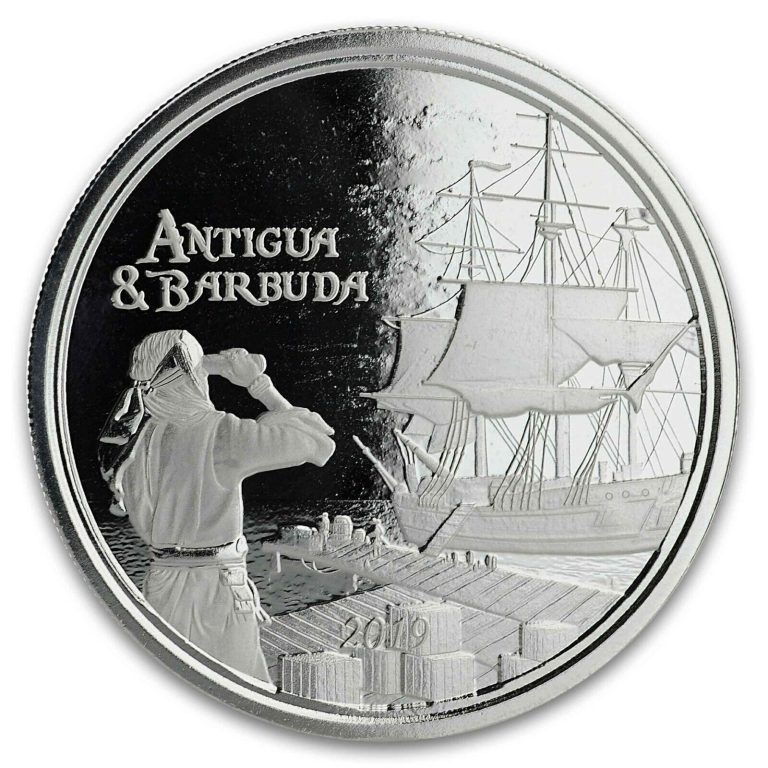 Read more about the article 2019 Antigua and Barbuda Rum Runner 1 oz Silver Coin BU – In a Capsule