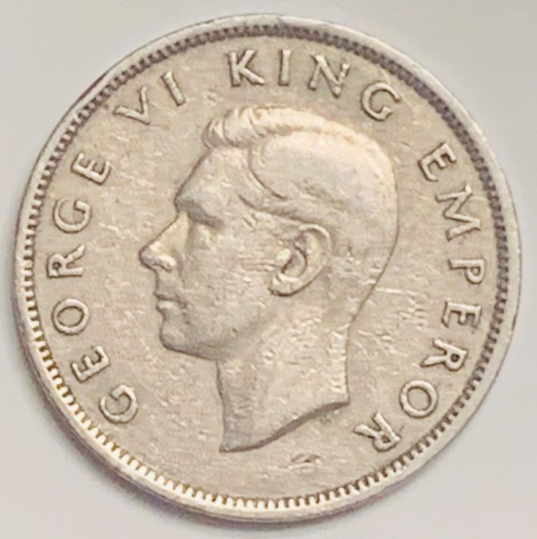 Read more about the article 1947 New Zealand Florin KM# 10.2a Circulated Condition