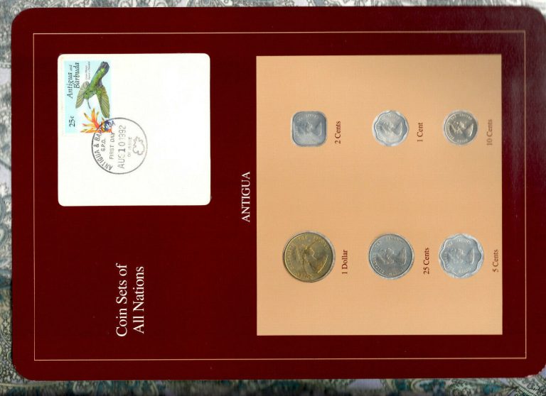 Read more about the article Coin Sets of All Nations Antigua E.C.1981-1989 UNC $1 1986 Scarce AUG101992