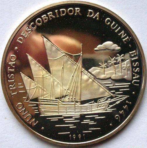 Read more about the article Guinea Bissau 1991 Discovery 10000 Pesos Silver Coin Proof