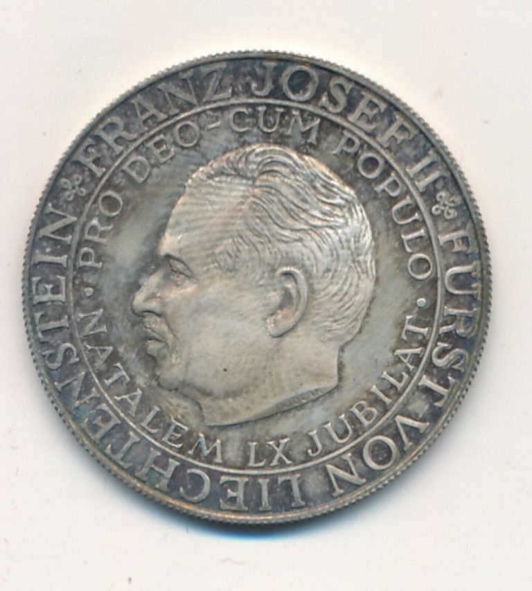 Read more about the article 1966 Coins  Liechtenstein Coins  60th Birthday of Franz Joseph  Silver Choice