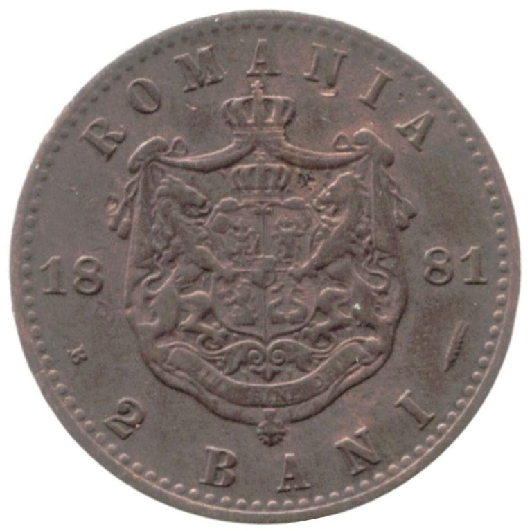 Read more about the article ROMANIA 2 BANI 1881 COIN KM#11.2 RARE