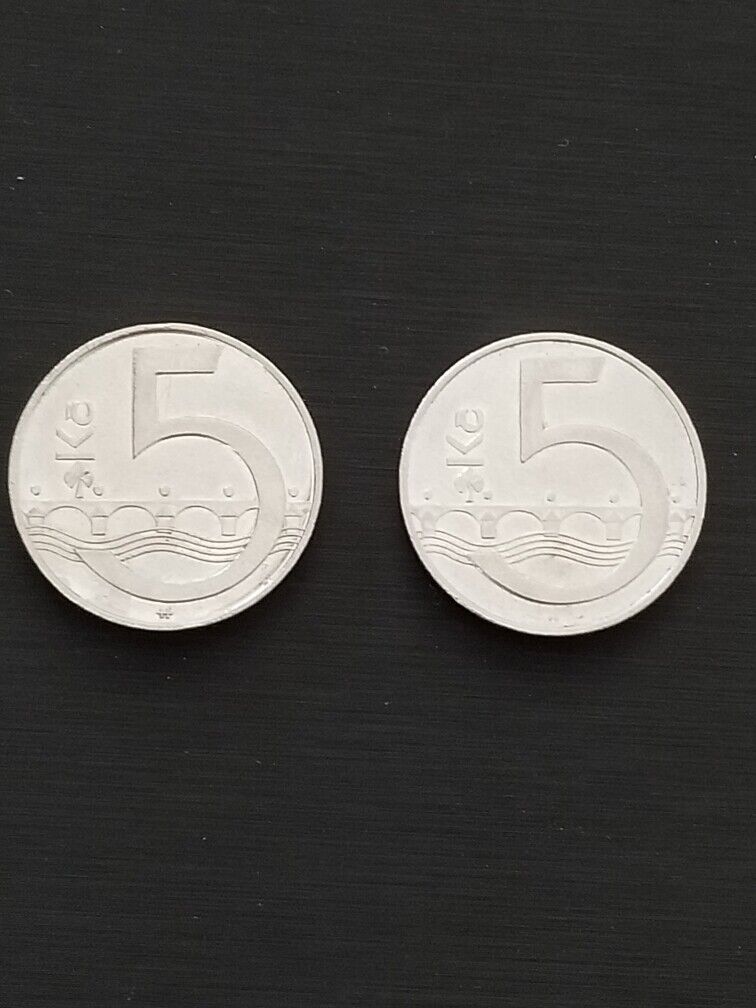 Read more about the article CZECH REPUBLIC – Set of Two 5 Korun Coins – One Inaugural + Free Bonus Coin