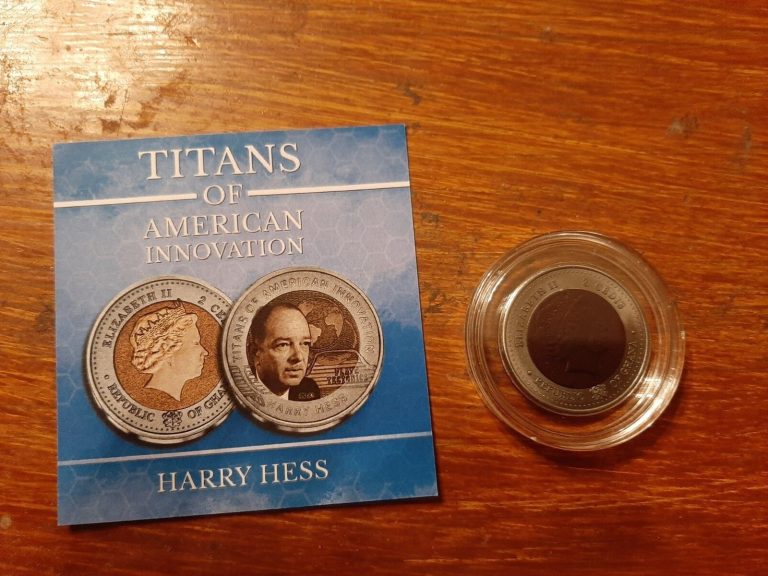 Read more about the article 2020 Titanium Coin Ghana Titans of American Innovation Harry Hess