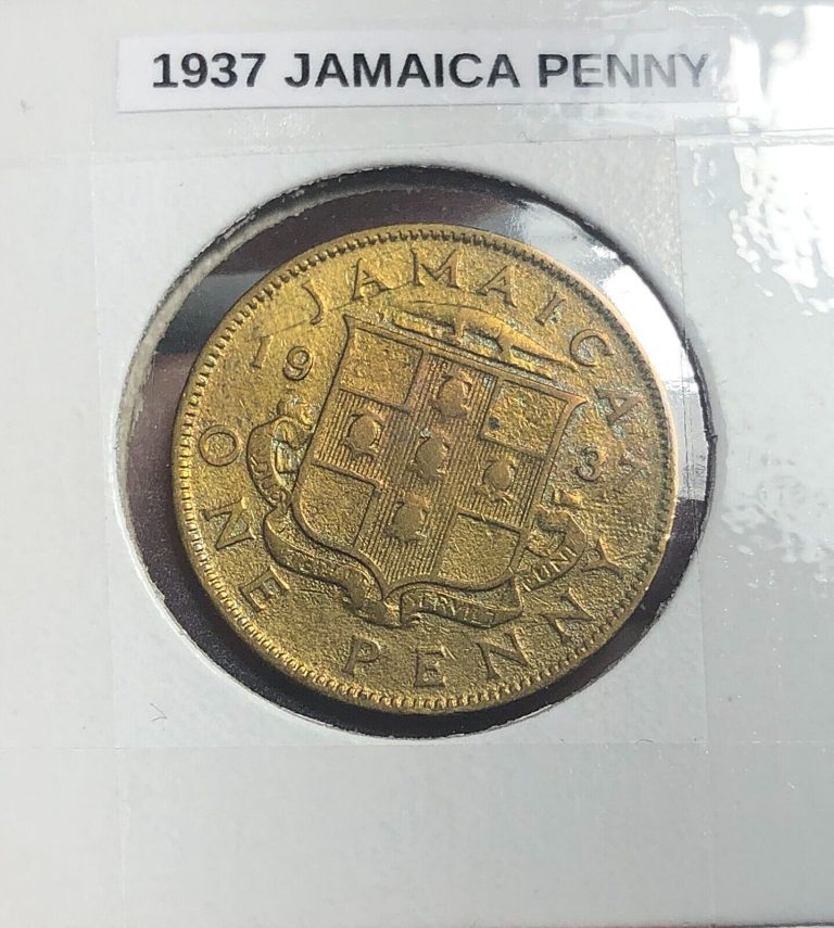 Read more about the article 1937 Jamaica One Penny George Large Cent WORLD COIN