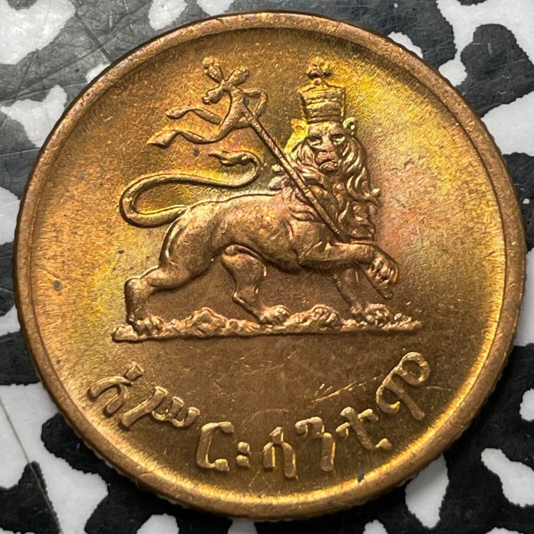 Read more about the article EE 1936 (1944) Ethiopia 10 Santeem (Many Available) High Grade! (1 Coin Only)