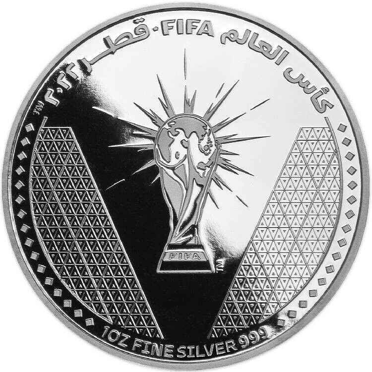 Read more about the article FIFA WORLD CUP 2022 Qatar Official 1 oz Fine Silver Coin in Capsule with COA