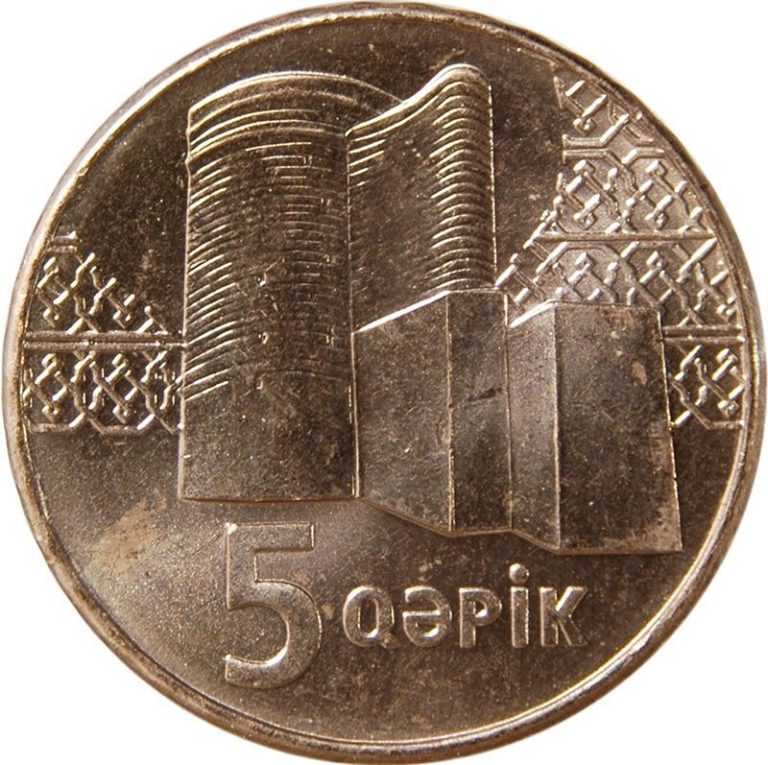 Read more about the article Azerbaijani Coin Azerbaijan 5 Qapik | Maiden Tower | 2006 – 2011