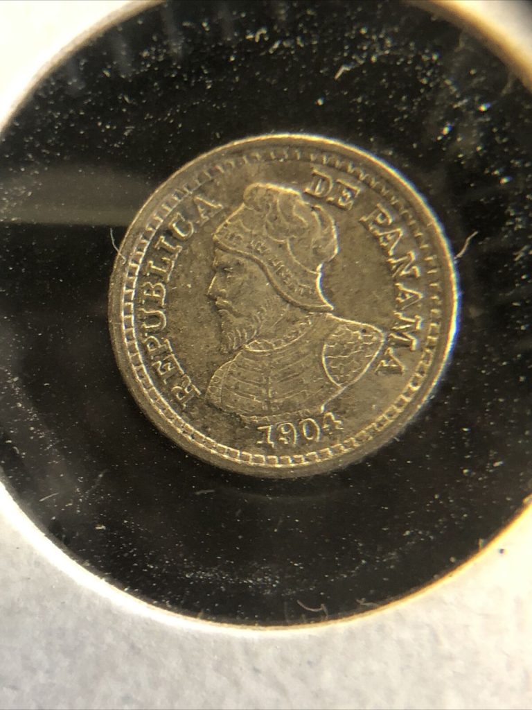 Read more about the article Panama 1904 2 1/2 Centesimo “Pill” (item P3)
