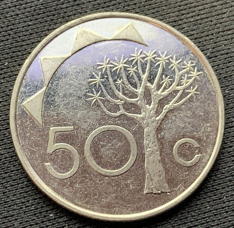 Read more about the article 1993 Namibia 50 Cents Coin UNC   RARE CONDITION     #M90