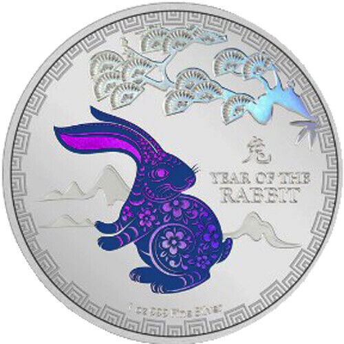 Read more about the article 2023 1 oz New Zealand Silver Year of the Rabbit Coin