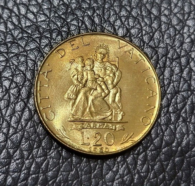 Read more about the article 1960 VATICAN CITY 20 LIRE COIN
