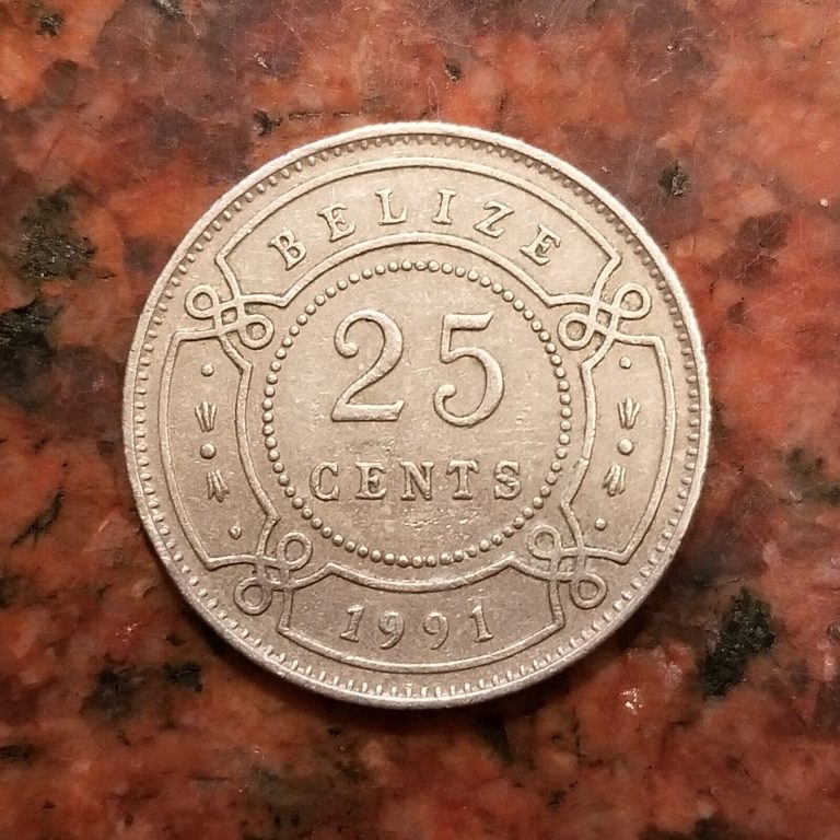 Read more about the article 1991 BELIZE 25 CENTS COIN – #B0094