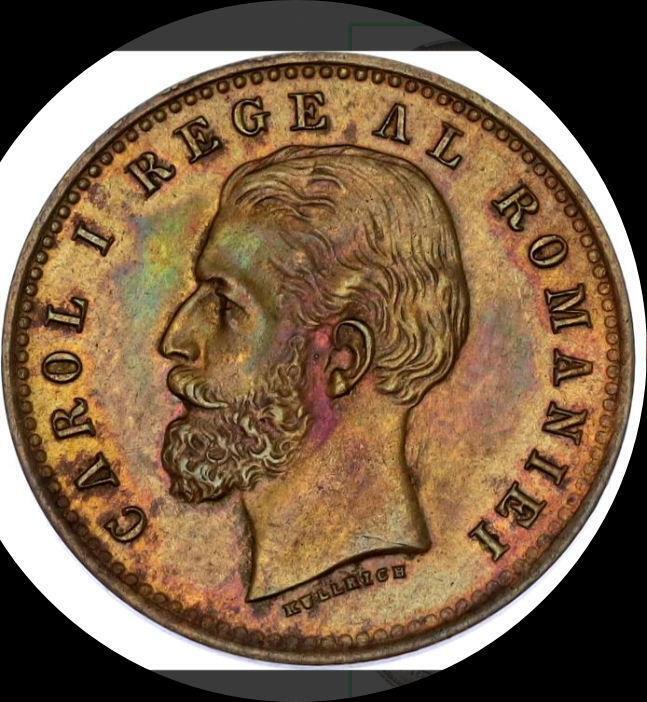 Read more about the article Romania 1900  2 bani  old world coin HIGH GRADE #4284