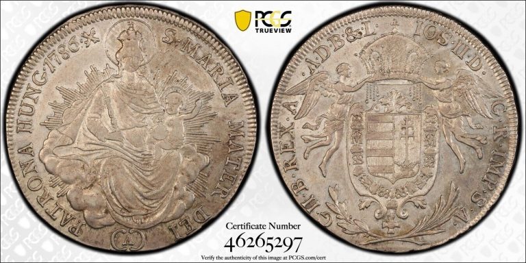 Read more about the article Hungary 1786-A 1/2 Thaler – PCGS AU55 pop 3/1