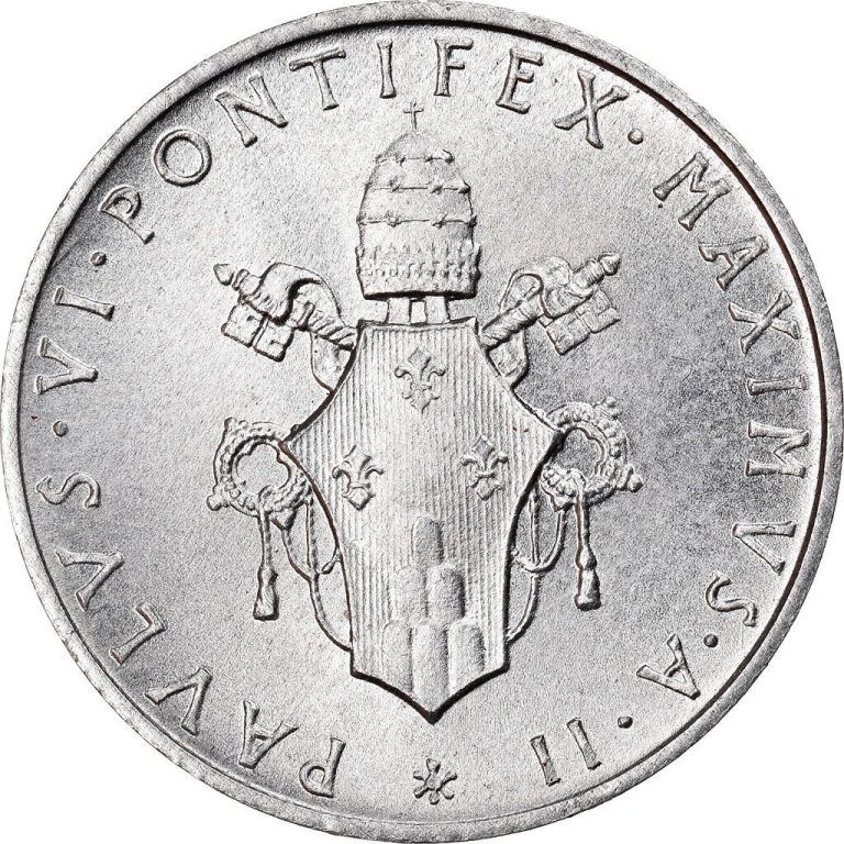 Read more about the article Coin  VATICAN CITY  Paul VI  Lira  1964  MS  Aluminum  KM:76.2