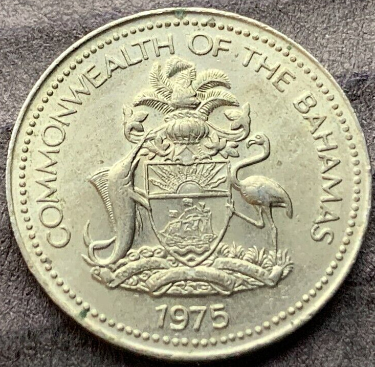 Read more about the article 1975 Bahamas 5 Cents Coin AU  ( Matte Finish 12K Minted )  #K2376