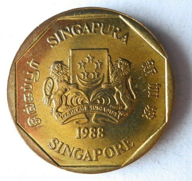 Read more about the article 1988 SINGAPORE DOLLAR – AU/UNC GEM – Scarce – Free Ship – Bin #ZZZ
