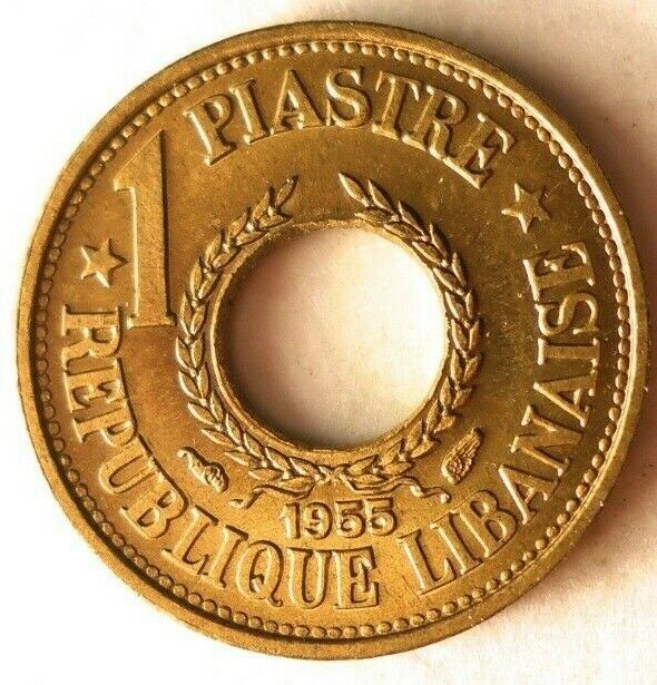 Read more about the article 1955 LEBANON PIASTRE – High Quality Coin – FREE SHIP – Lebanon Bin A