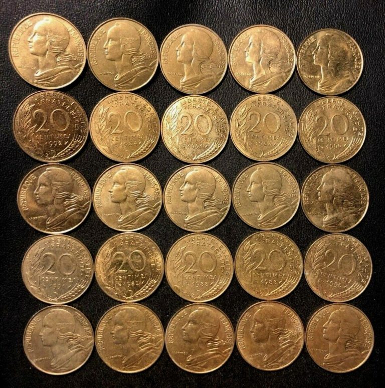 Read more about the article OLD France Coin Lot – 25 Coins – 5/10/20 Centimes – Your Choice – FREE SHIPPING