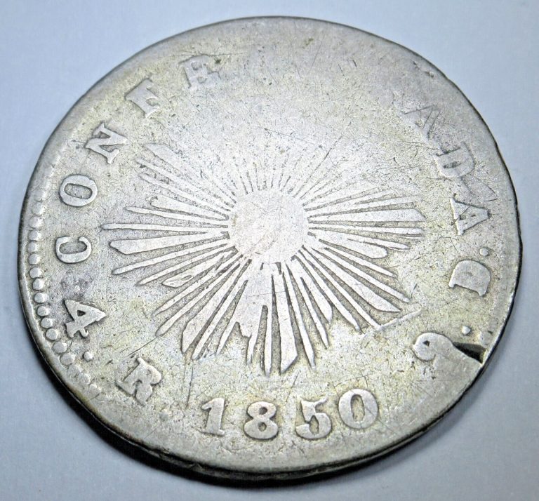 Read more about the article Argentina Cordoba 1850 Sun Face Silver 4 Reales Genuine Antique Old 1800’s Coin