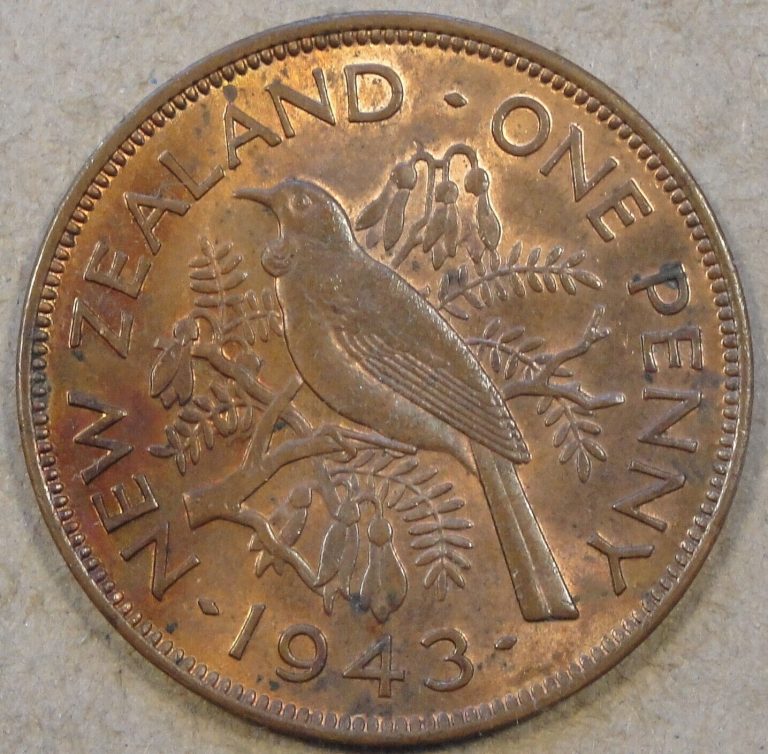 Read more about the article New Zealand 1943 Penny Unc-BU as Pictured