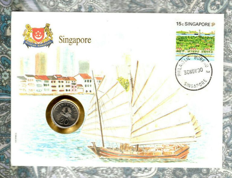 Read more about the article E Coins of All Nations Singapore 20 Cents 1989 UNC KM-52