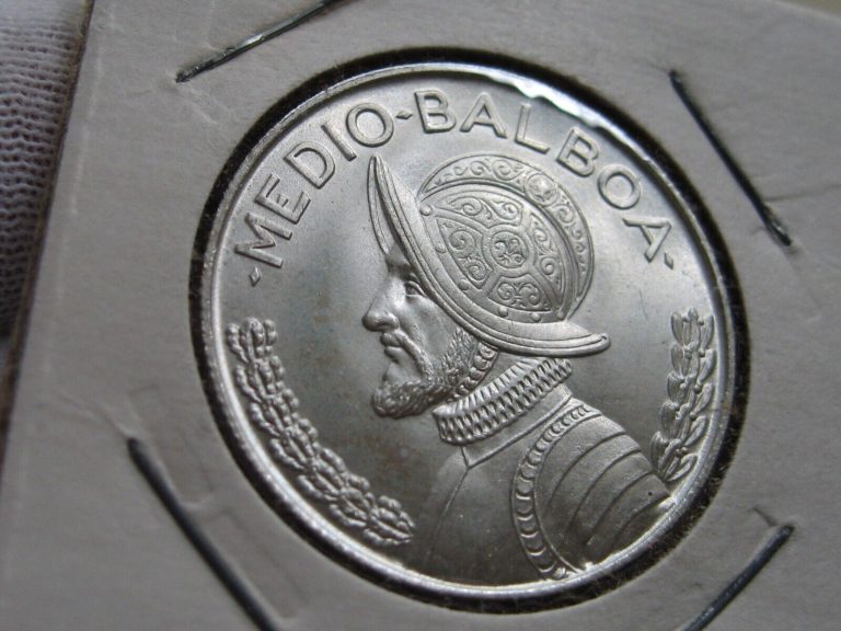 Read more about the article Panama 1962 Half Balboa Medio Balboa Silver Coin  Gem Uncirculated