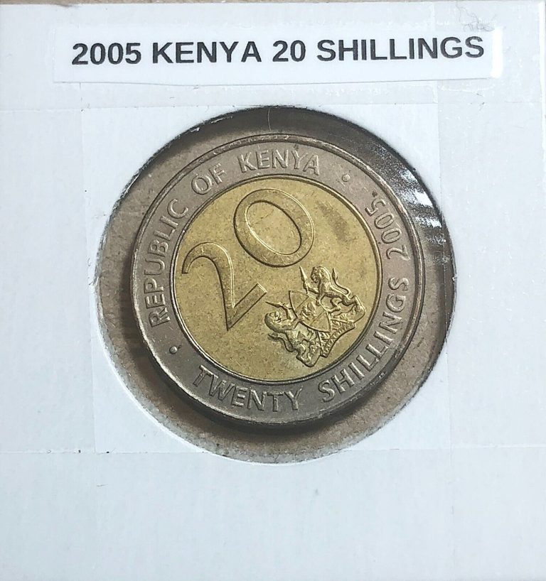 Read more about the article 2005 KENYA – 20 SHILLINGS BI-METALLIC  WORLD COIN