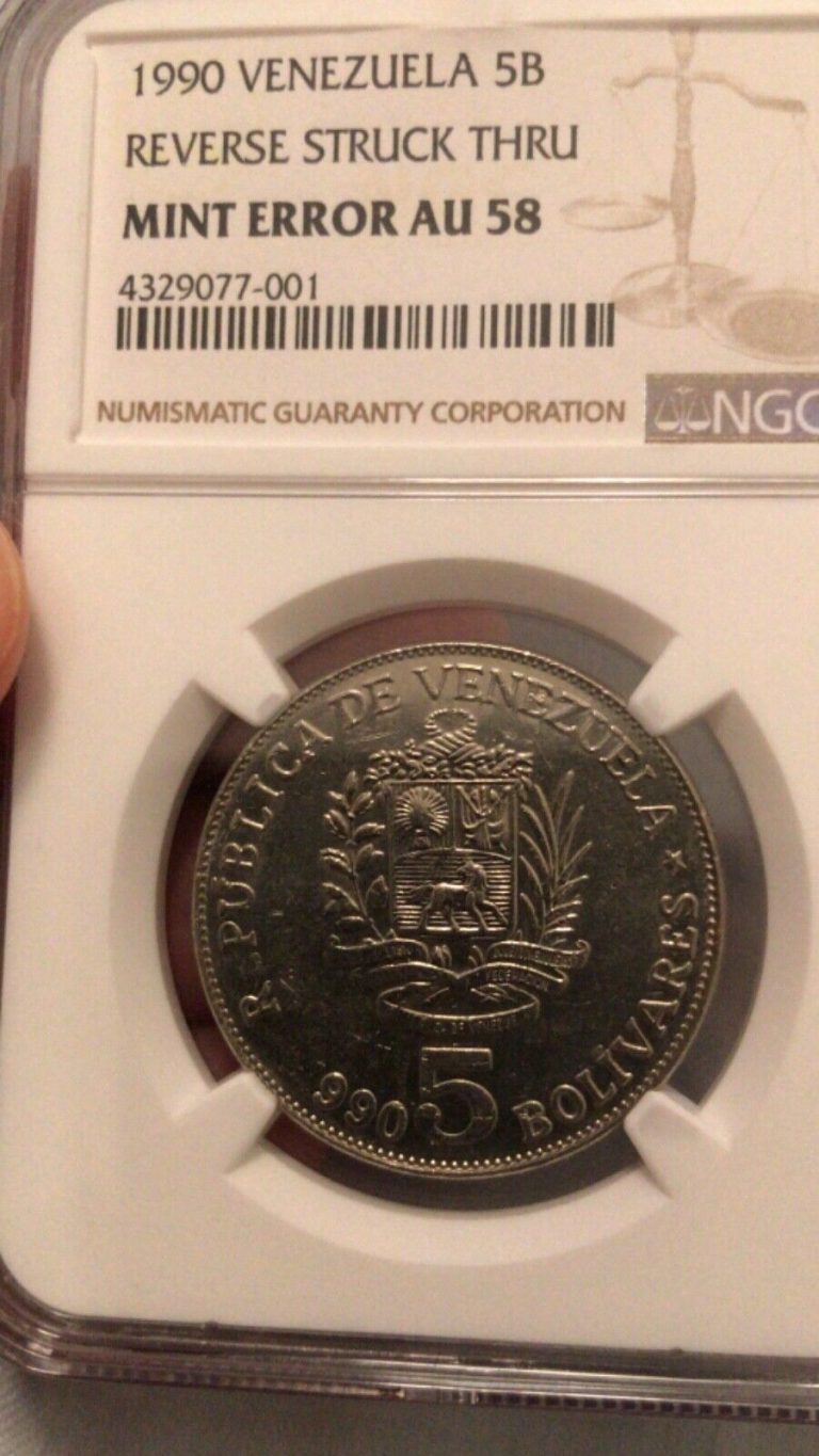 Read more about the article VENEZUELA  MINT ERROR ON DATE  (CORRECT DATE 1990 BUT ONLY WAS  PRINTED   “990”
