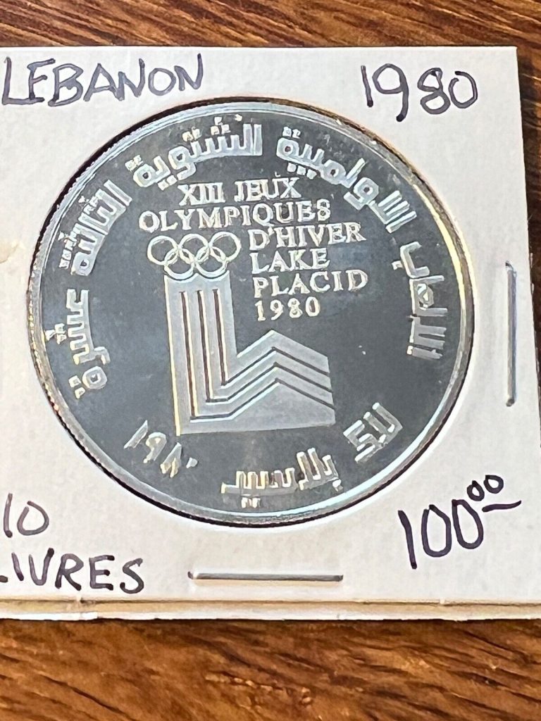 Read more about the article LEBANON 1980 LAKE PLACID OLYMPICS 10 LIVRES   SILVER PROOF  COIN
