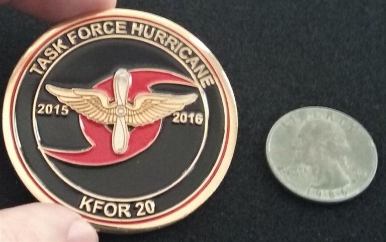 Read more about the article KFOR Task Force Hurricane Operation Joint Guardian Kosovo JTF US Challenge Coin