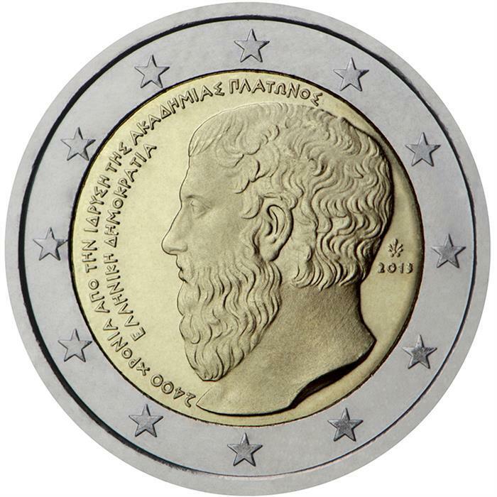 Read more about the article 2013 Greece € 2 Euro Uncirculated UNC Coin Plato’s Academy 2400 Years