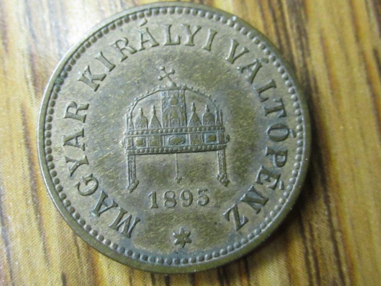 Read more about the article 1895 KB HUNGARIAN 2 FILLER coin  Magyar Kiralyi Valtopenz   Hungary