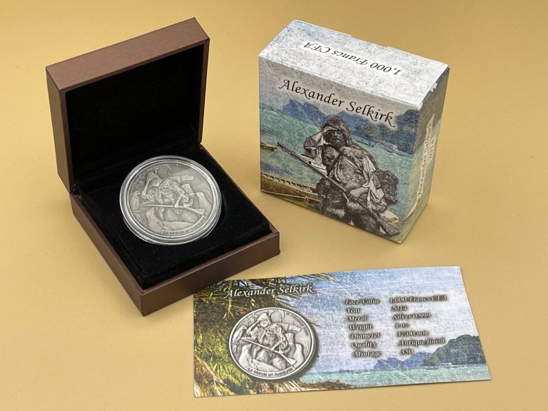 Read more about the article 1 oz 2014 Burkina Faso 1000 Francs CFA Silver Coin Alexander Selkirk (Robinson)