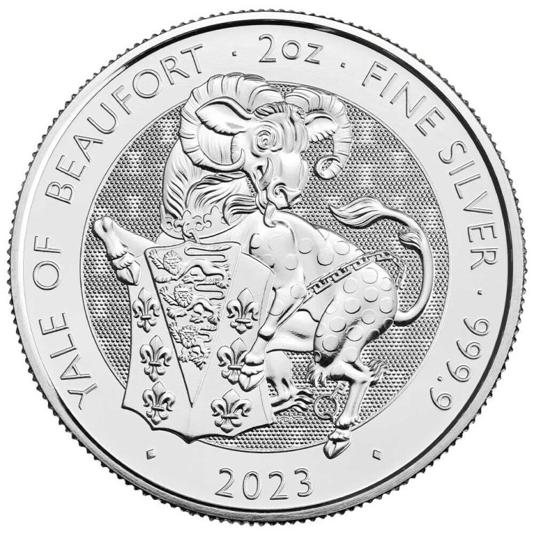 Read more about the article 2023 U.K. 5 Pound 2 oz Silver Tudor Beast Yale of Beaufort BU