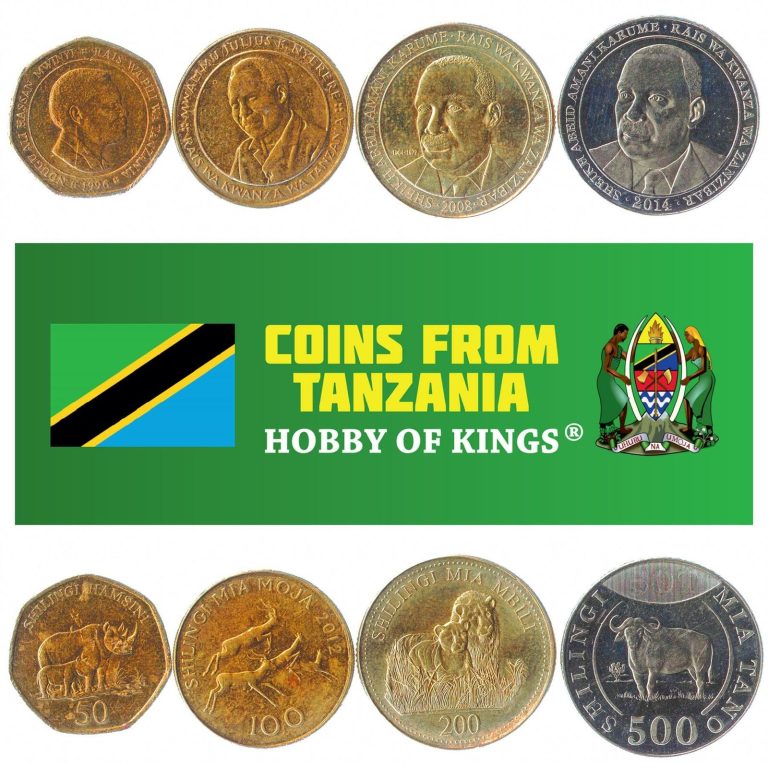 Read more about the article SET OF 4 COINS FROM TANZANIA: 50  100  200  500 SHILLINGI. 1993-2015