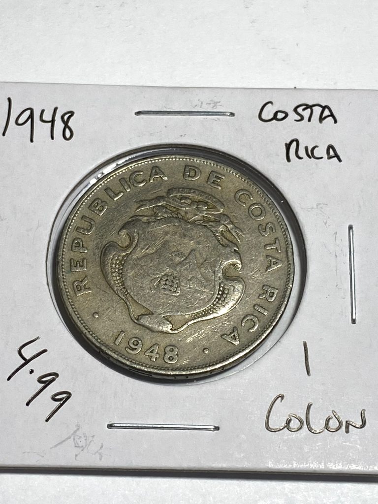 Read more about the article 1948 Costa Rica 1 Colon