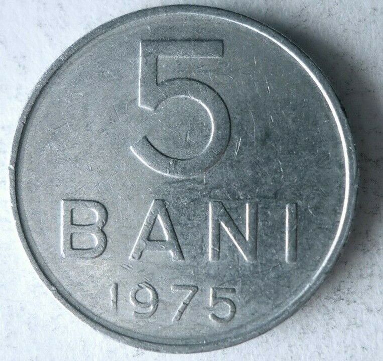 Read more about the article 1975 ROMANIA 5 BANI – Excellent Coin – Free Ship – Bin #ZZZ