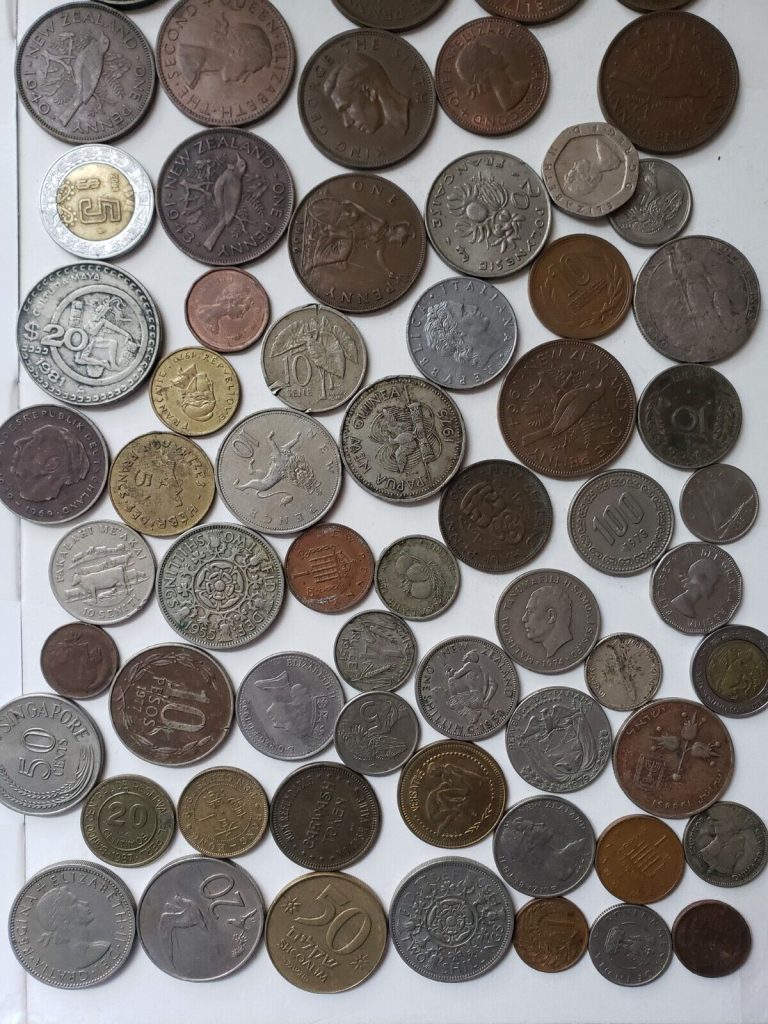 Read more about the article Lot of Rare Coins World New Zealand Tonga Israel India Fiji 60s 70s 80s