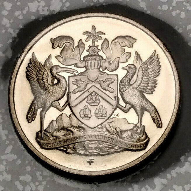 Read more about the article 1971 Trinidad and Tobago 50 Cents Proof – Cut-Ni Coin – $0.50 Half Dollar