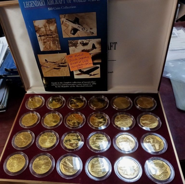 Read more about the article 1991 Marshall Islands $10 Dollars Coin Set Of ( 24 ) Coins