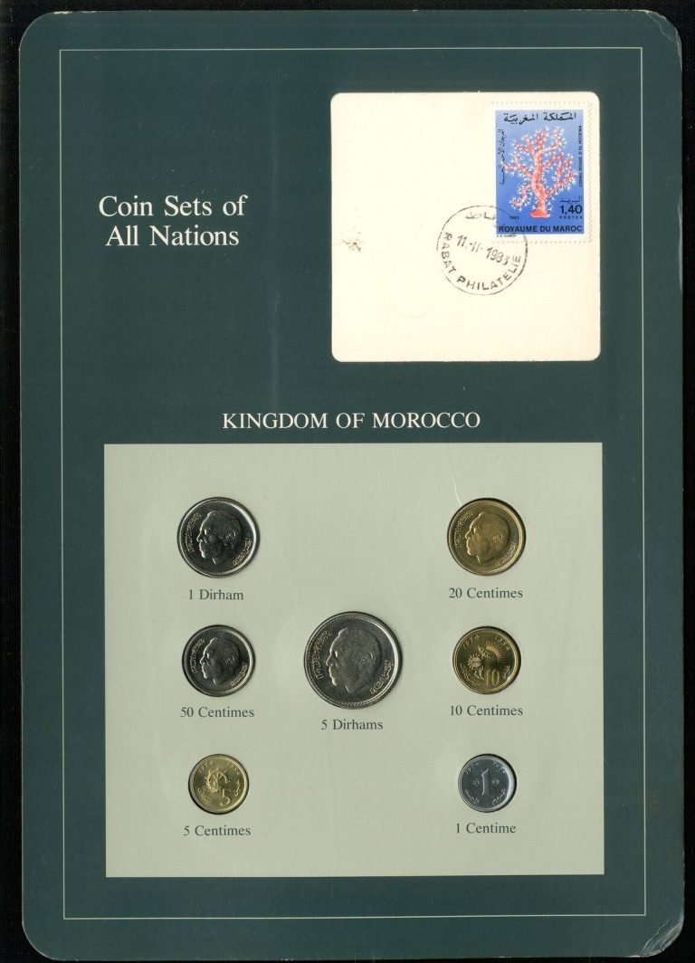 Read more about the article Morocco: Coin Sets of All Nations 1974-1980 – UNC