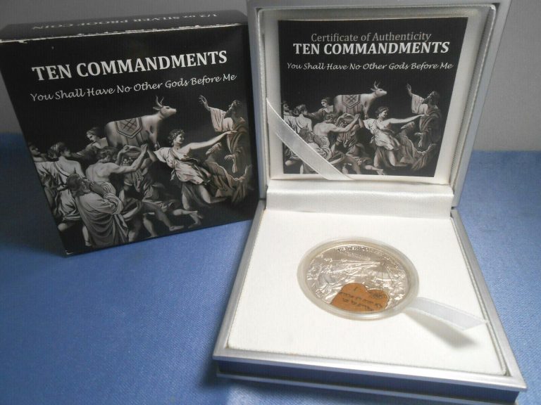Read more about the article 2011 PALAU $2.00 1/2 OZ. SILVER PROOF COIN 1ST OF TEN COMMANDMENTS – BIBLICAL