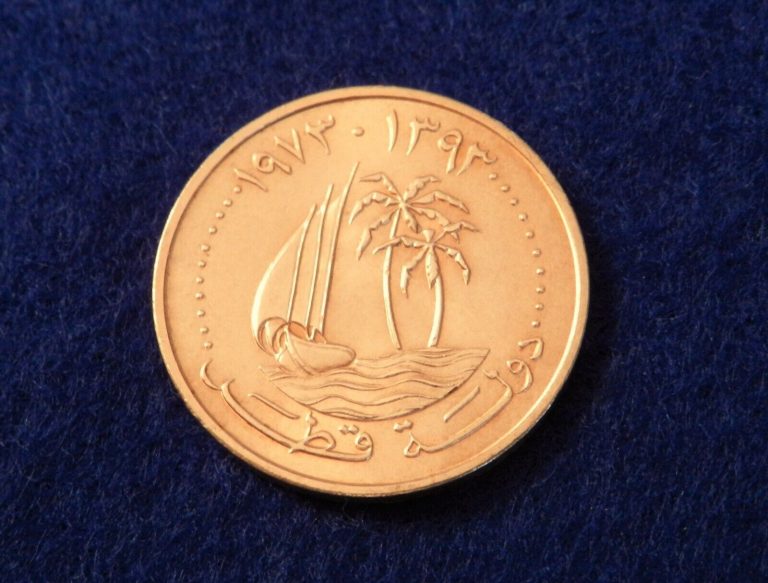 Read more about the article 1973 1393 Qatar 5 Dirhams – Fantastic Full Luster Coin – See PICS